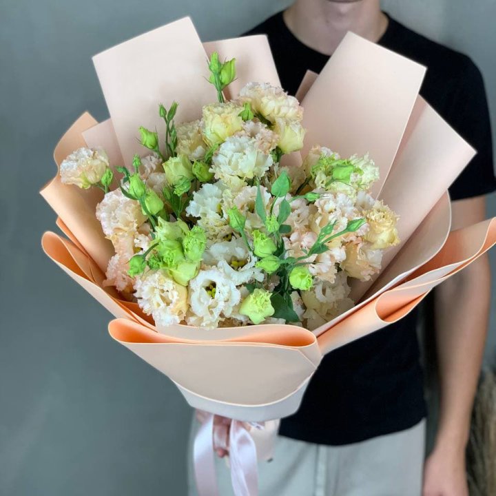 Букет эустом "Крем" в Брянске