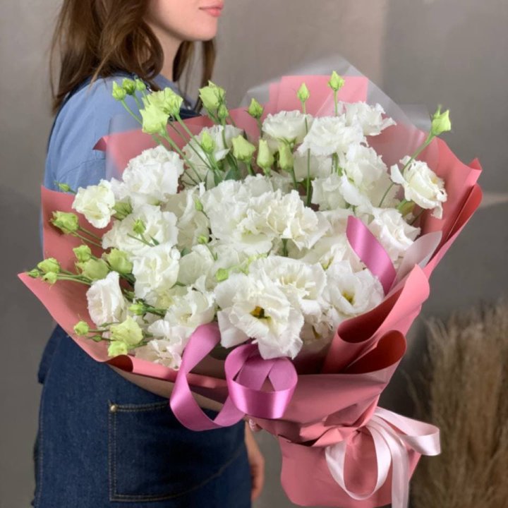 Букет эустом "Пудра" в Брянске