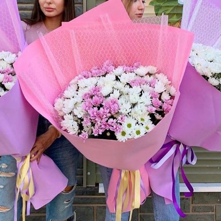 Букет хризантем №3 в Брянске