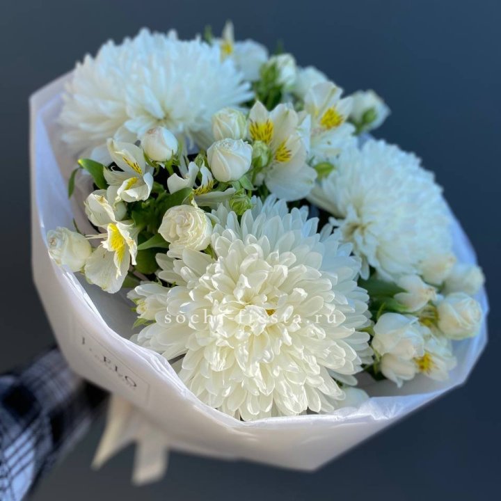Букет из хризантем "Миранда" в Брянске