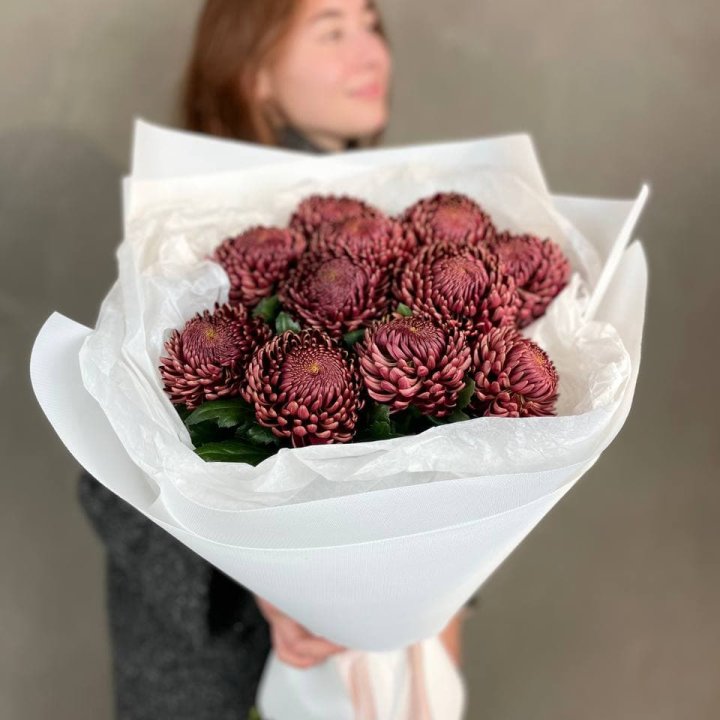 Букет хризантем "Касиопия" в Брянске