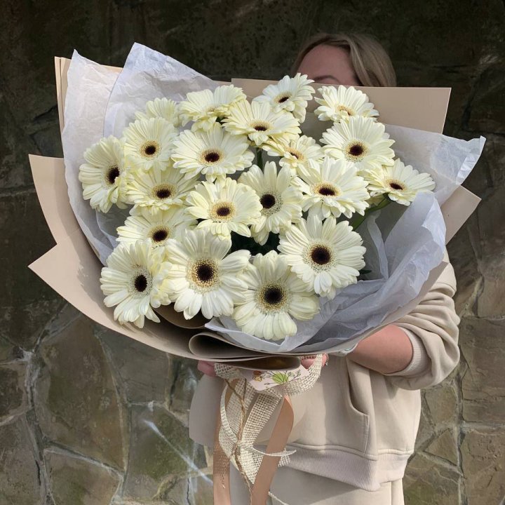 Букет голландских гербер "Шейн"" в Брянске