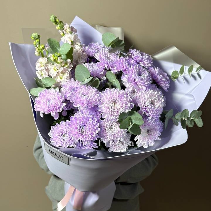 Дуо хризантема и маттиола в Брянске