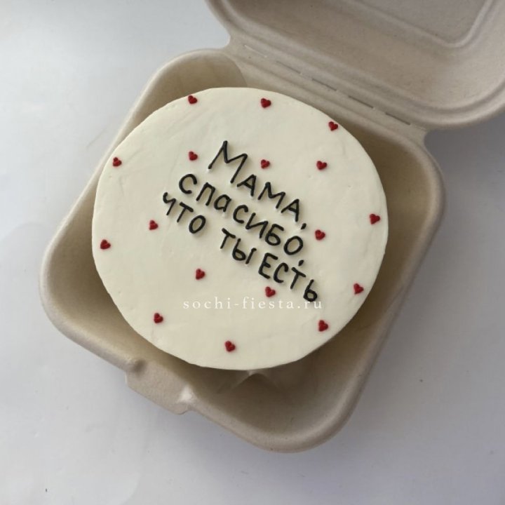 Бенто-торт "Мама спасибо что ты есть" в Брянске