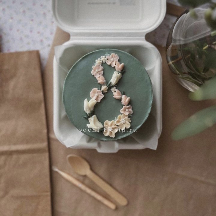 Бенто-торт "8 марта" green  в Брянске