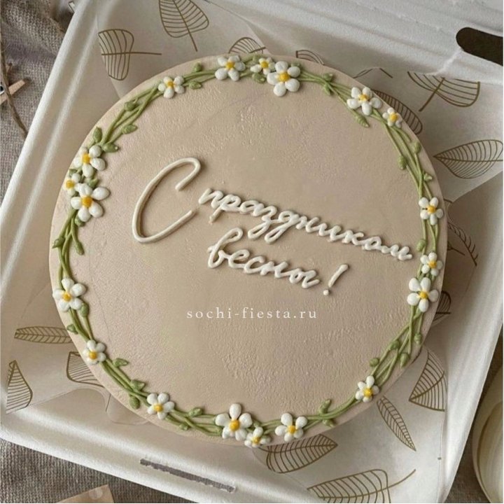 Бенто-торт "C праздником весны!"  в Брянске