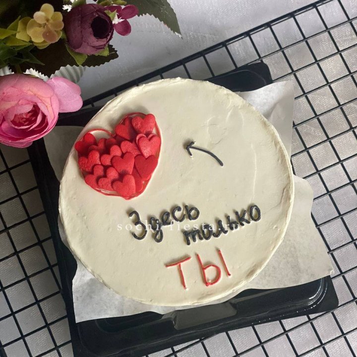 Бенто-торт "В моем сердце только ты"  в Брянске