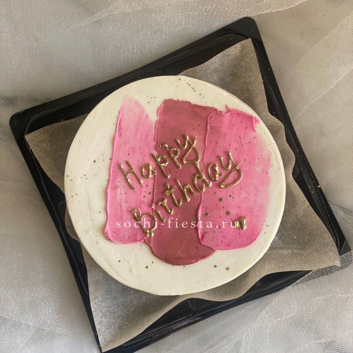 Бенто-торт "С днём рождения" пастель в Брянске
