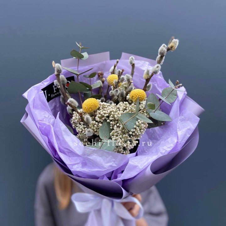 Букет с Вербой №1 в Брянске