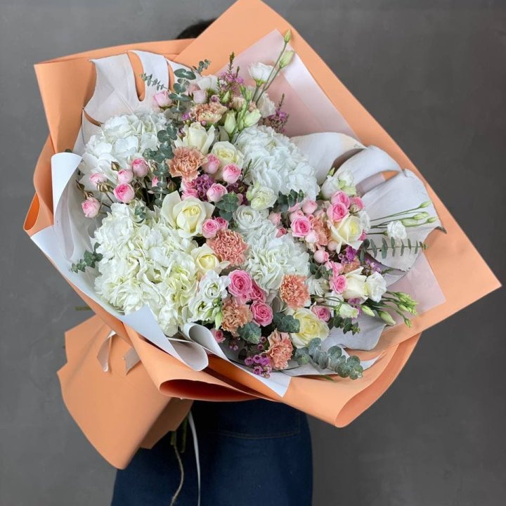 Макси-букет кремовый в Брянске