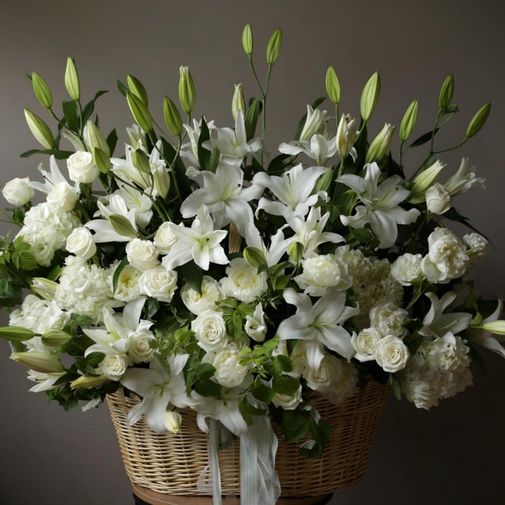 Цветочная корзина макси №3 в Брянске