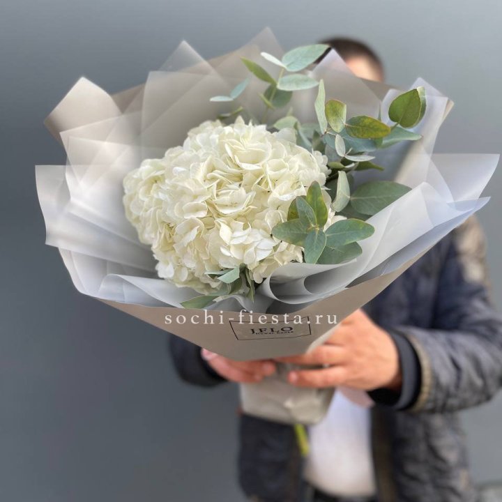  Букет  из белой гортензии в Брянске