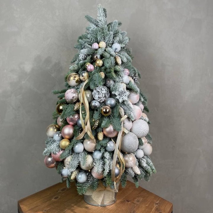 Новогодняя ёлка из веток датского нобилиса в Брянске