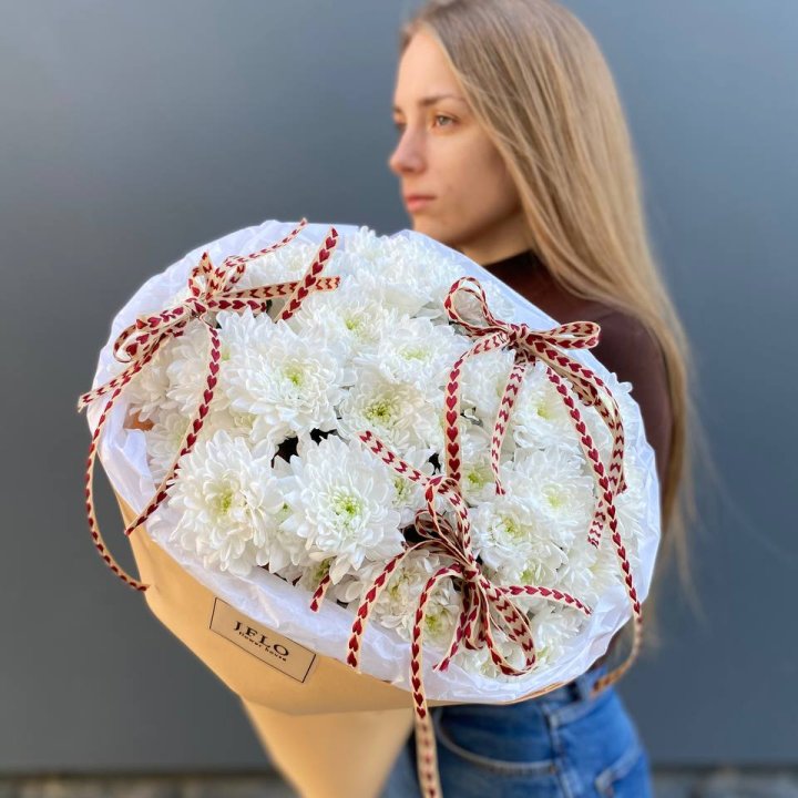 Букет "Хризантемы с любовью" в Брянске