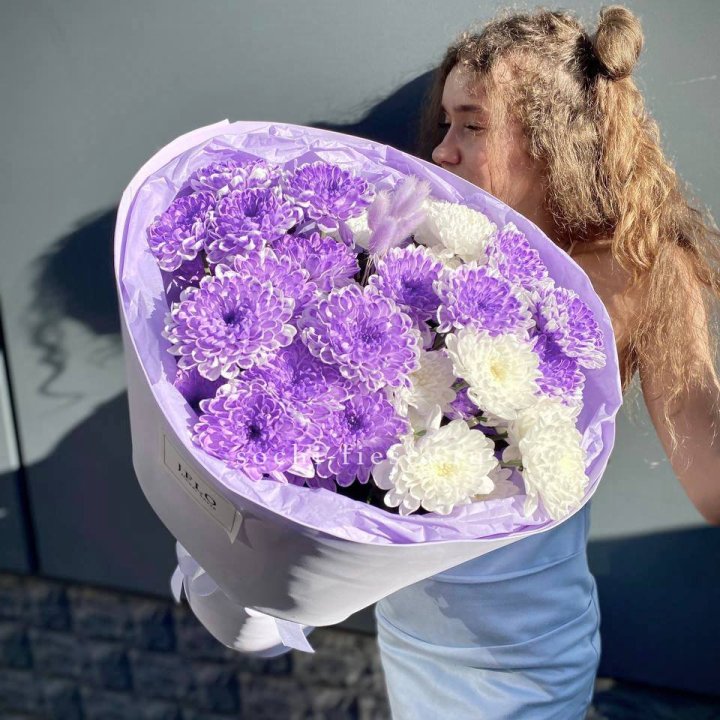  Букет хризантем "Сирена" в Брянске