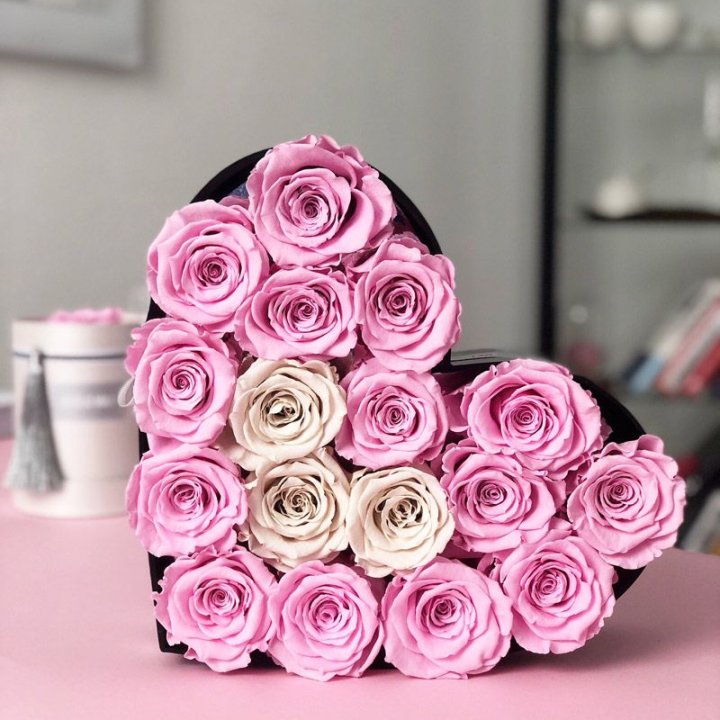 Сердце из роз в Брянске