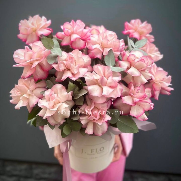 17 Французских  роз Венди в боксе в Брянске