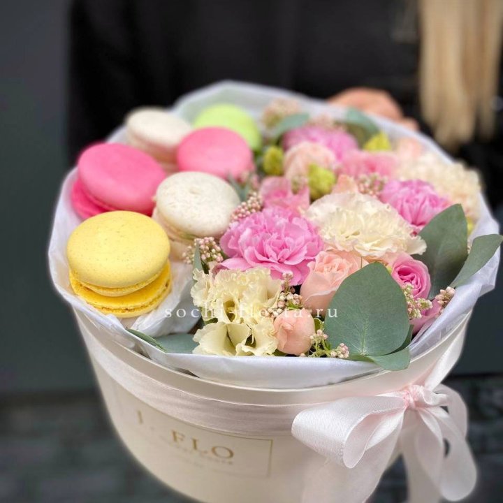 Бокс с макаронс Нежный в Брянске