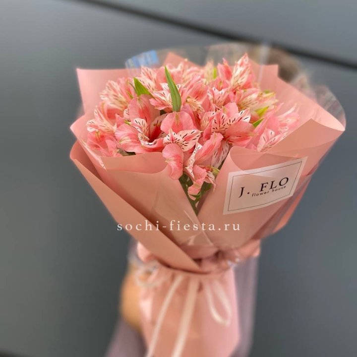 Букет альстромерий розовых в Брянске