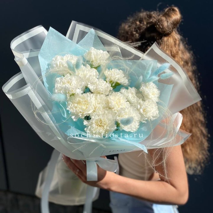 Воздушный букет из диантусов  в Брянске
