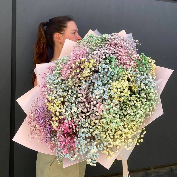 Пышный букет из гипсофил  в Брянске