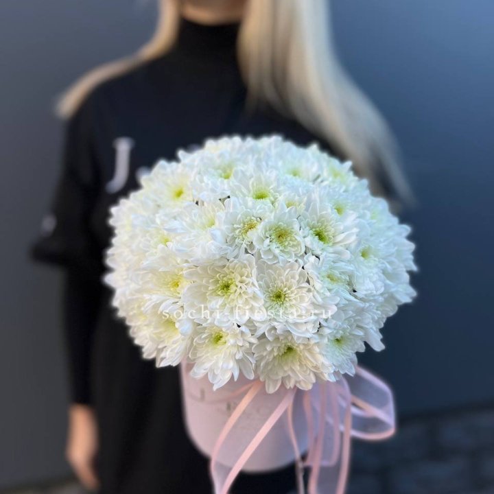 Коробка с хризантемами №1 в Брянске