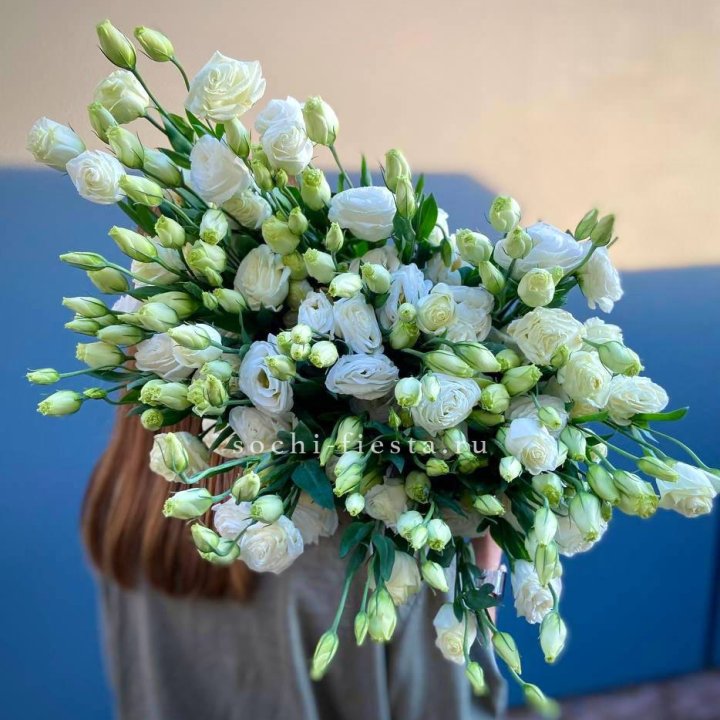 Охапка эустомы в Брянске