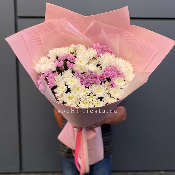  Букет хризантем- гигант  в Брянске