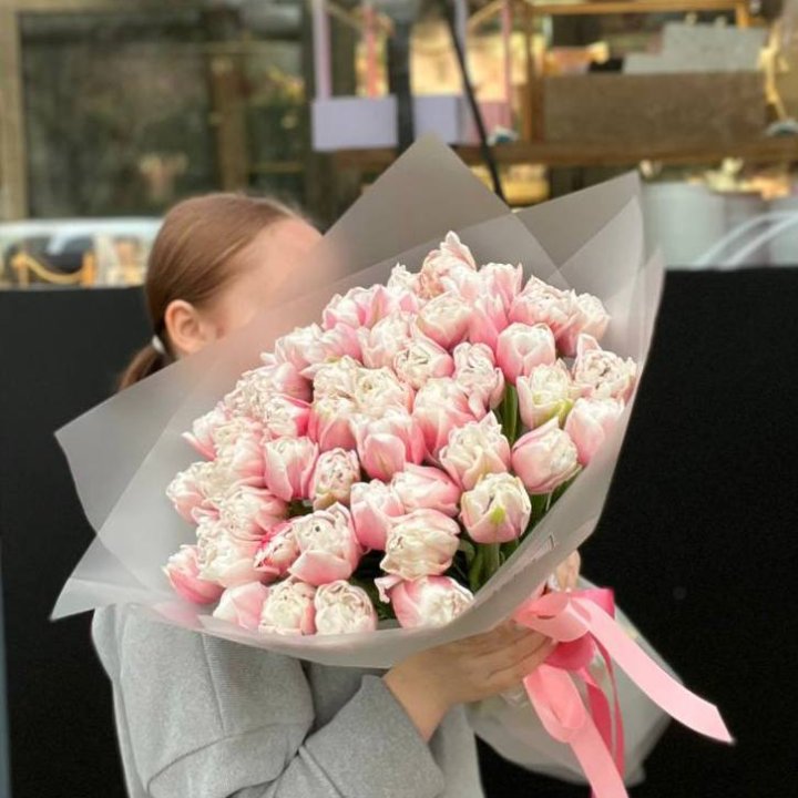 51 нежный тюльпан в Брянске