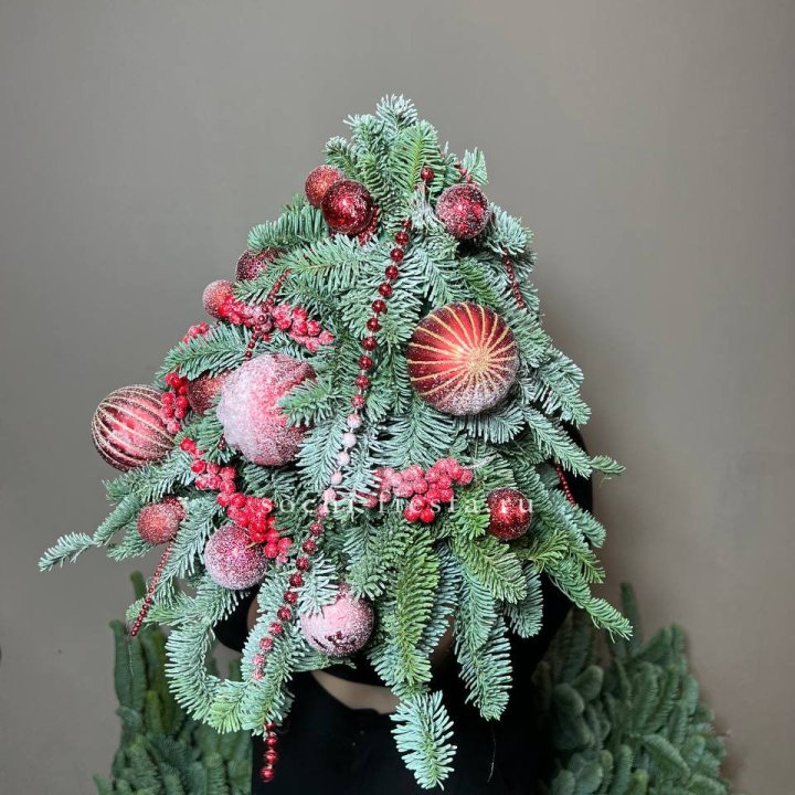 Ёлка красная в Брянске