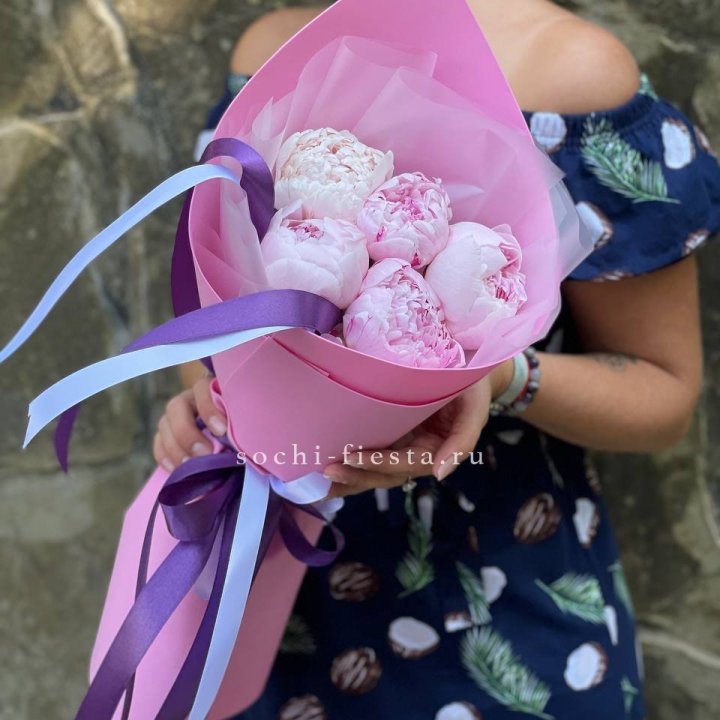 Букет пионов "НАЙ" в Брянске