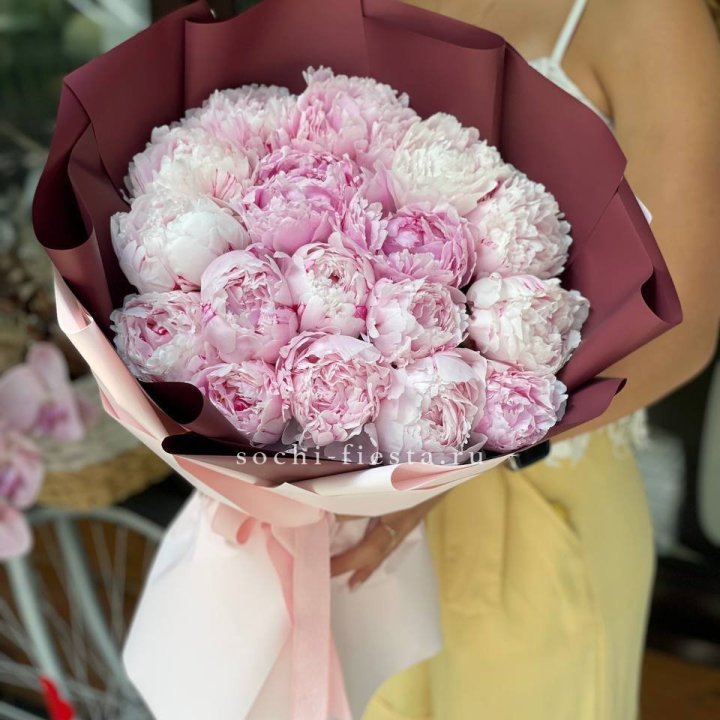 Букет с пионами №5 в Брянске