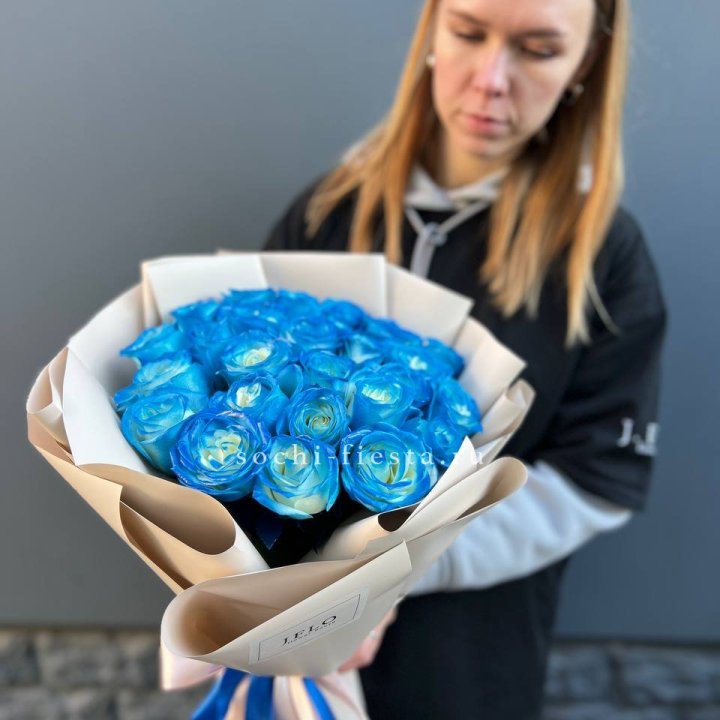 Букет синих роз блю логан в Брянске
