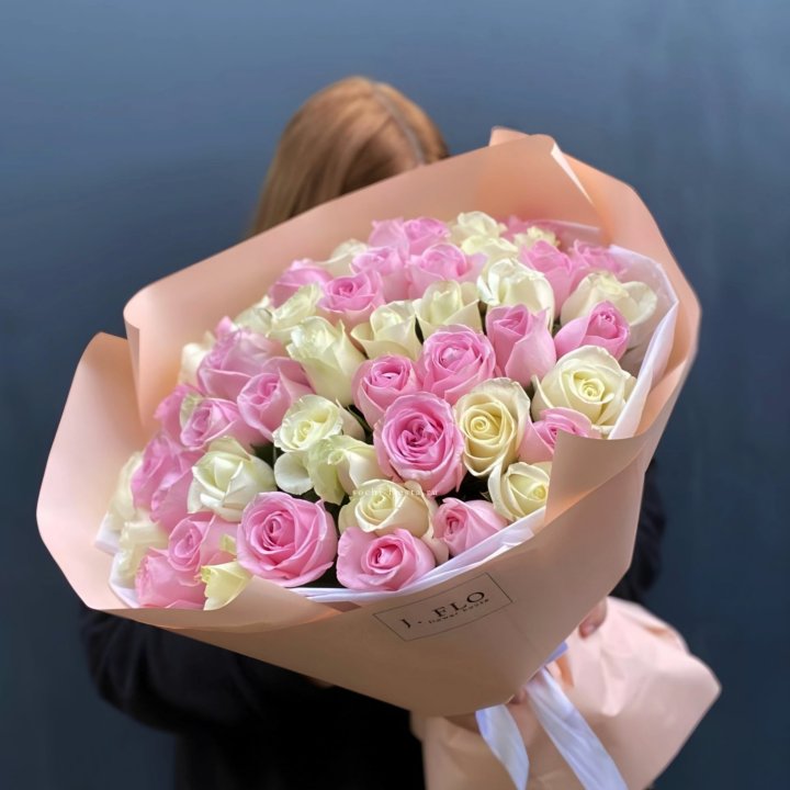 55 роз микс нежности в Брянске