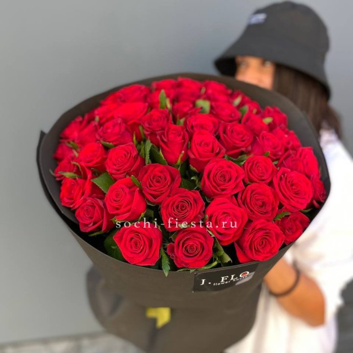 51 роза "Блек" в Брянске