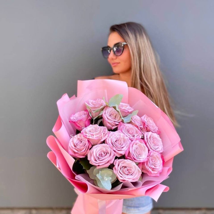 Букет розовых роз 2 в Брянске