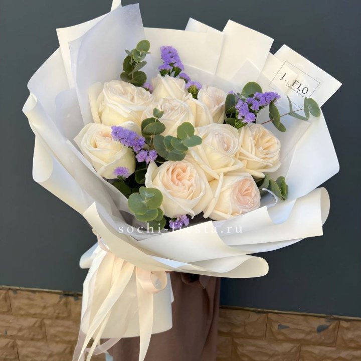 Букет из роз Вайт охара в Брянске