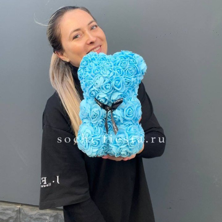 Игрушка медведь голубая в Брянске