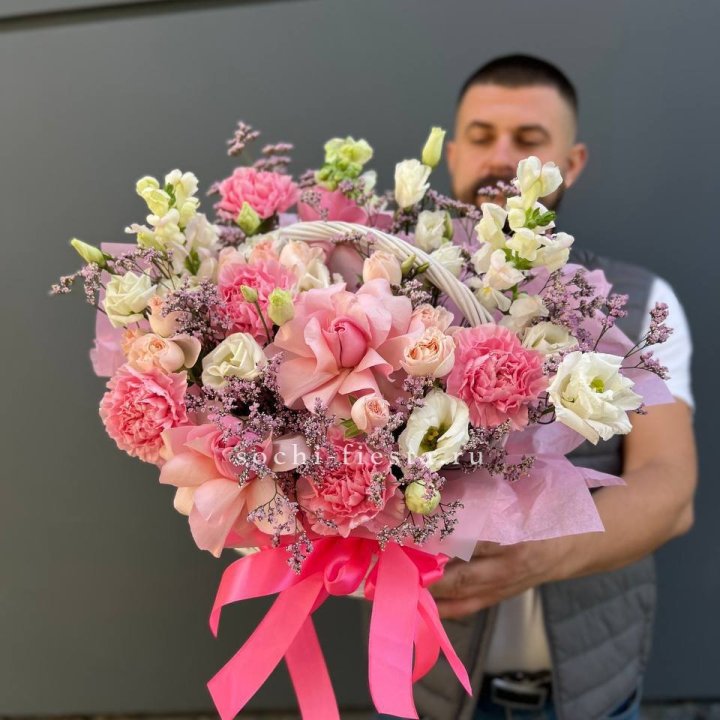 Цветочная корзина №1 в Брянске