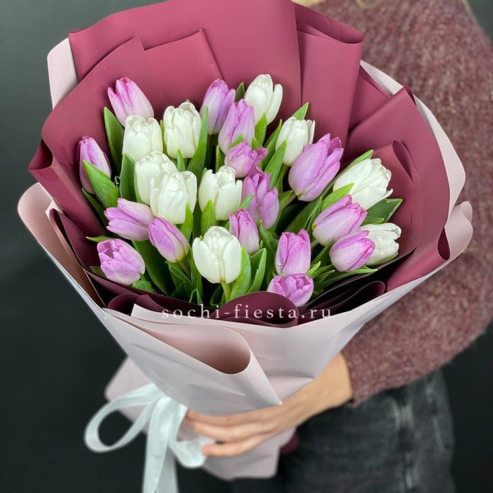 25 тюльпанов микс в Брянске