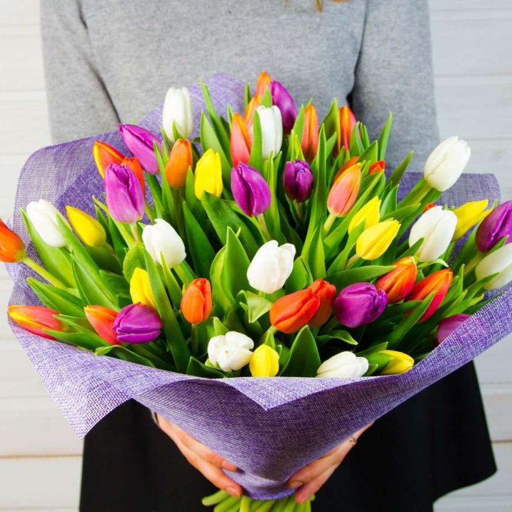 51 тюльпан "Рандом" №2 в Брянске